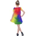 Rainbow Colors LGBT Pride Abstract Art Kids  Tie Up Tunic Dress View2