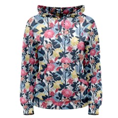 Beautiful floral pattern Women s Pullover Hoodie