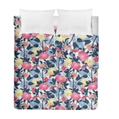 Beautiful floral pattern Duvet Cover Double Side (Full/ Double Size)