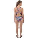 Beautiful floral pattern Cut-Out Back One Piece Swimsuit View2