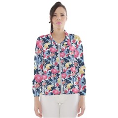 Beautiful floral pattern Women s Windbreaker