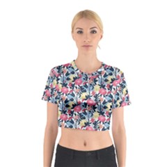 Beautiful floral pattern Cotton Crop Top