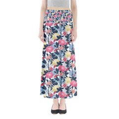 Beautiful floral pattern Full Length Maxi Skirt