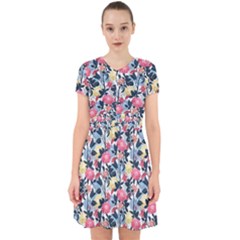 Beautiful floral pattern Adorable in Chiffon Dress