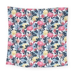 Beautiful floral pattern Square Tapestry (Large)