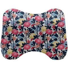 Beautiful floral pattern Head Support Cushion