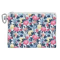 Beautiful floral pattern Canvas Cosmetic Bag (XL)