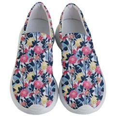 Beautiful floral pattern Women s Lightweight Slip Ons
