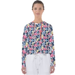 Beautiful floral pattern Women s Slouchy Sweat