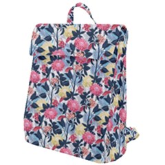 Beautiful floral pattern Flap Top Backpack