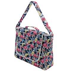Beautiful floral pattern Box Up Messenger Bag