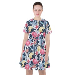 Beautiful floral pattern Sailor Dress