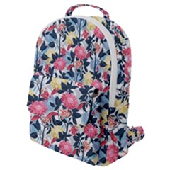 Beautiful floral pattern Flap Pocket Backpack (Small)