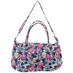 Beautiful floral pattern Removal Strap Handbag