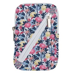 Beautiful floral pattern Belt Pouch Bag (Large)