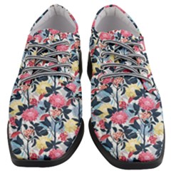 Beautiful floral pattern Women Heeled Oxford Shoes