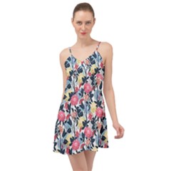 Beautiful floral pattern Summer Time Chiffon Dress