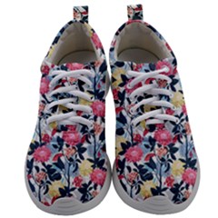 Beautiful floral pattern Mens Athletic Shoes