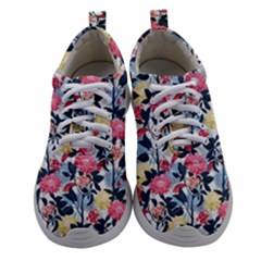 Beautiful floral pattern Athletic Shoes