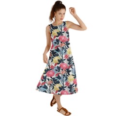 Beautiful floral pattern Summer Maxi Dress