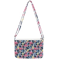 Beautiful Floral Pattern Double Gusset Crossbody Bag