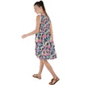 Beautiful floral pattern Frill Swing Dress View2