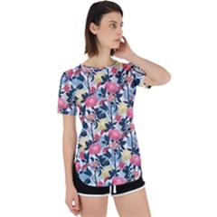 Beautiful floral pattern Perpetual Short Sleeve T-Shirt
