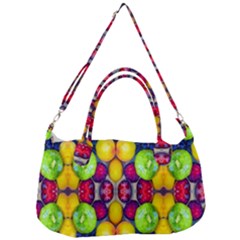 Fruits And Vegetables Pattern Removal Strap Handbag by dflcprintsclothing