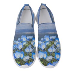 Floral Nature Women s Slip On Sneakers