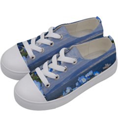 Floral Nature Kids  Low Top Canvas Sneakers