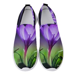 Floral Nature Women s Slip On Sneakers