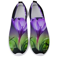 Floral Nature Men s Slip On Sneakers