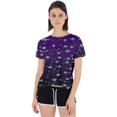 Stars Open Back Sport Tee by Sparkle