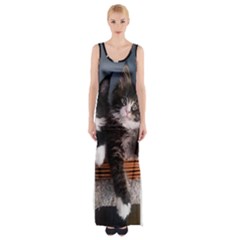 Cats Brothers Thigh Split Maxi Dress by Sparkle