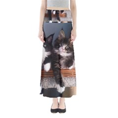 Cats Brothers Full Length Maxi Skirt by Sparkle