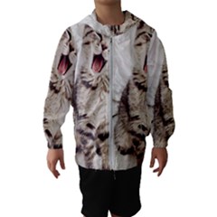 Laughing Kitten Kids  Hooded Windbreaker by Sparkle