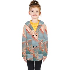 Colorful Kids  Double Breasted Button Coat by Sparkle