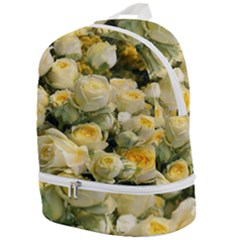 Yellow Roses Zip Bottom Backpack by Sparkle