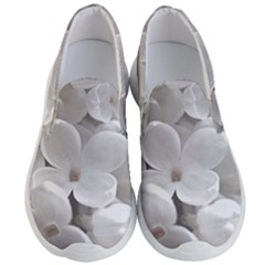 White Floral Men s Lightweight Slip Ons by Sparkle