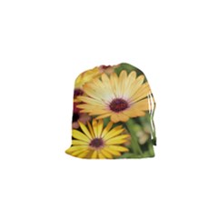 Yellow Flowers Drawstring Pouch (XS)