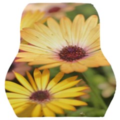 Yellow Flowers Car Seat Back Cushion 