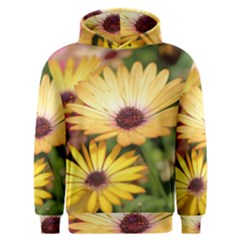 Yellow Flowers Men s Overhead Hoodie