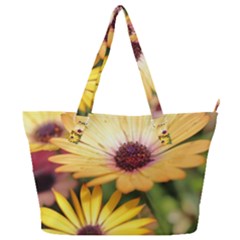 Yellow Flowers Full Print Shoulder Bag