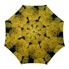 Yellow Roses Golf Umbrellas by Sparkle