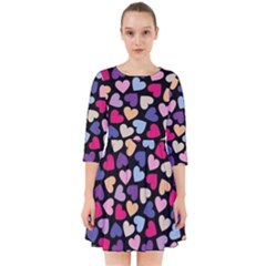 Colorful Love Smock Dress by Sparkle