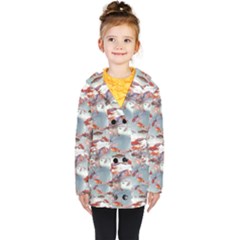 Golden Fishes Kids  Double Breasted Button Coat by Sparkle