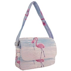 Flamingos Beach Courier Bag by Sparkle