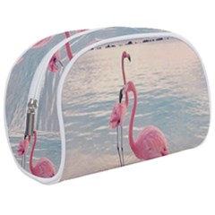 Flamingos Beach Makeup Case (medium) by Sparkle