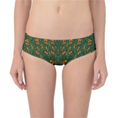 Sakura Tulips Giving Fruit In The Festive Temple Forest Classic Bikini Bottoms by pepitasart