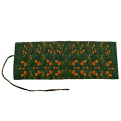 Sakura Tulips Giving Fruit In The Festive Temple Forest Roll Up Canvas Pencil Holder (s) by pepitasart